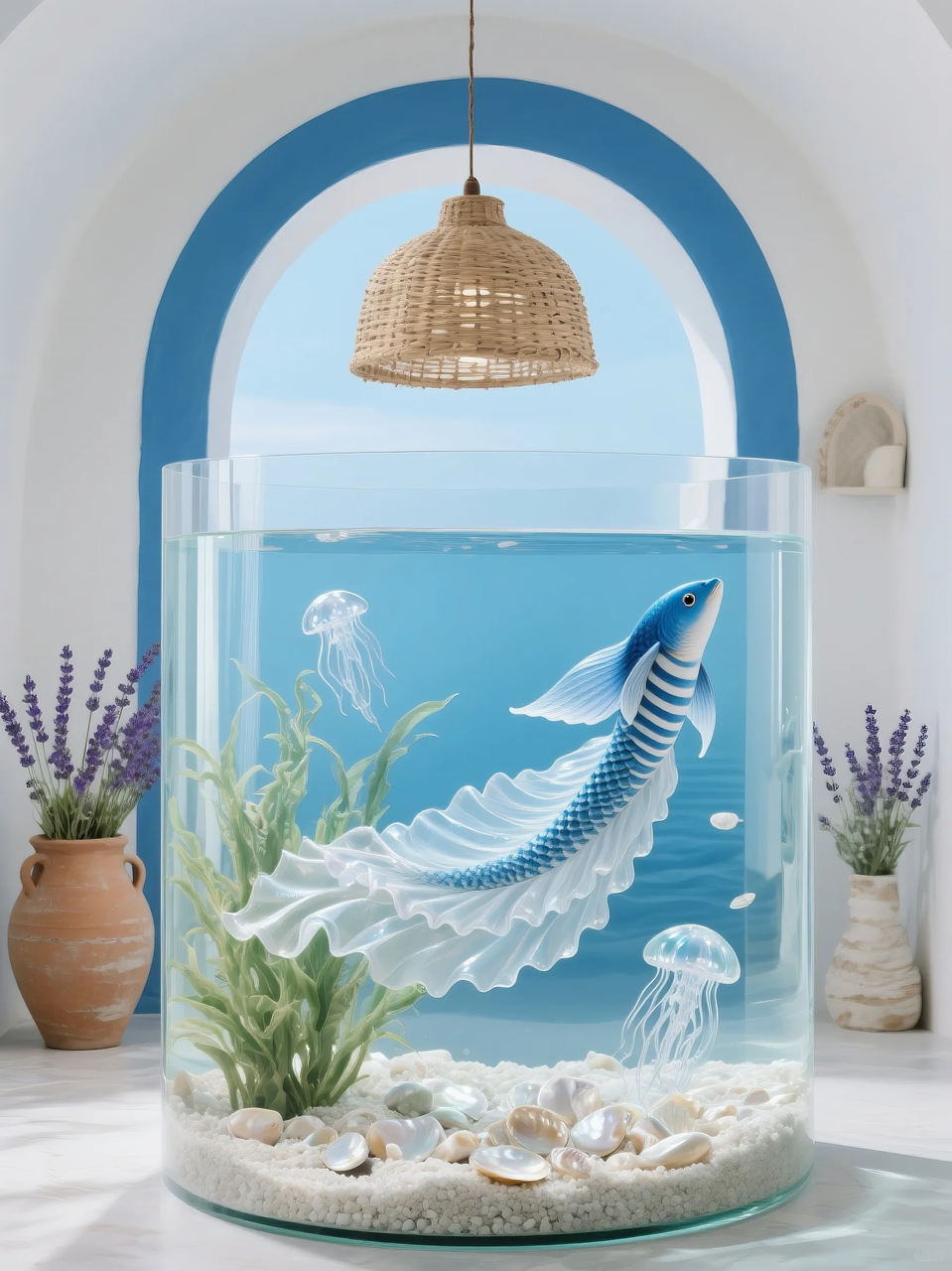 即梦AI 【动物】【鱼】| 这么绚丽的孔雀鱼谁不喜欢! 附提示词。