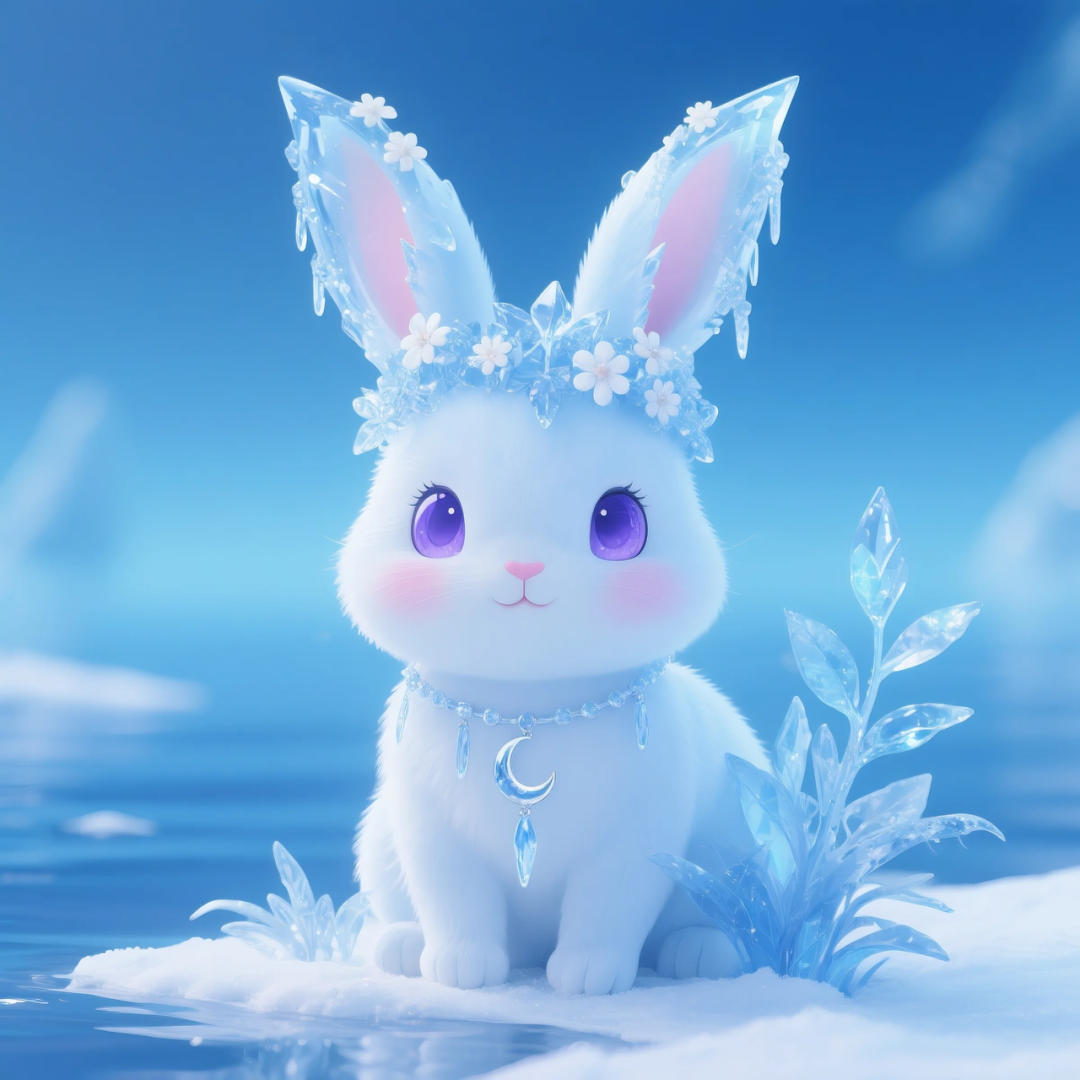 即梦AI 【动物】【十二生肖】| 炎炎夏日冰晶质感清凉版十二生肖头像,附提示词