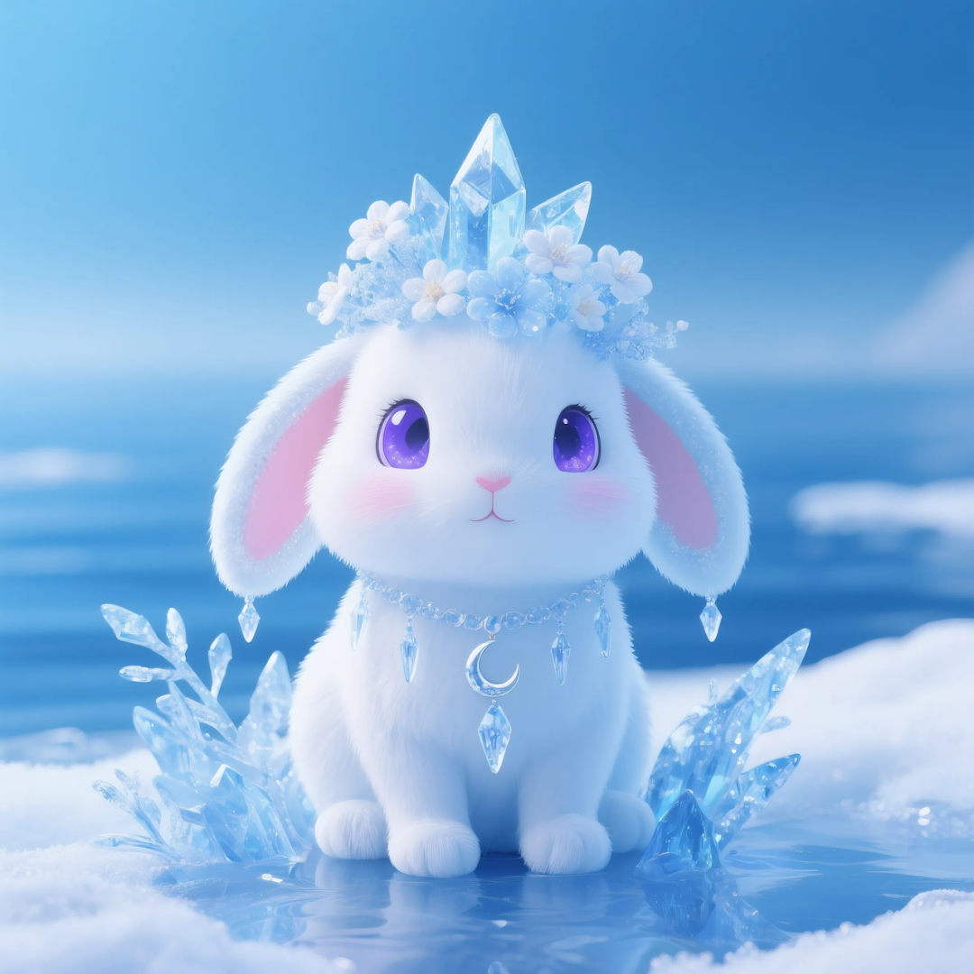 即梦AI 【动物】【十二生肖】| 炎炎夏日冰晶质感清凉版十二生肖头像,附提示词