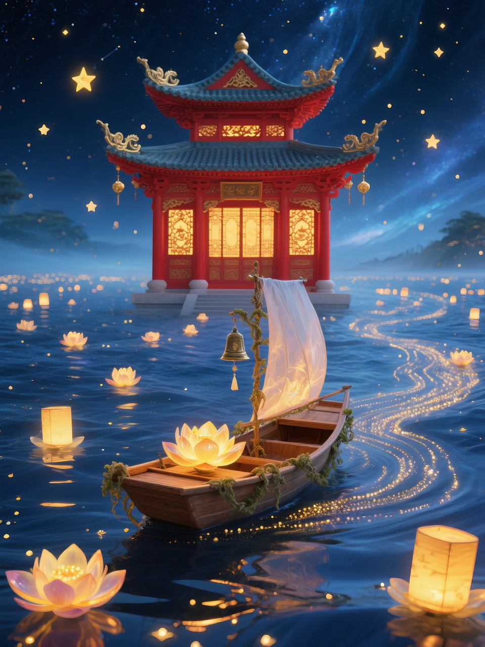 即梦AI 【仙侠神话】| 云顶仙宫,仙景同游,附提示词