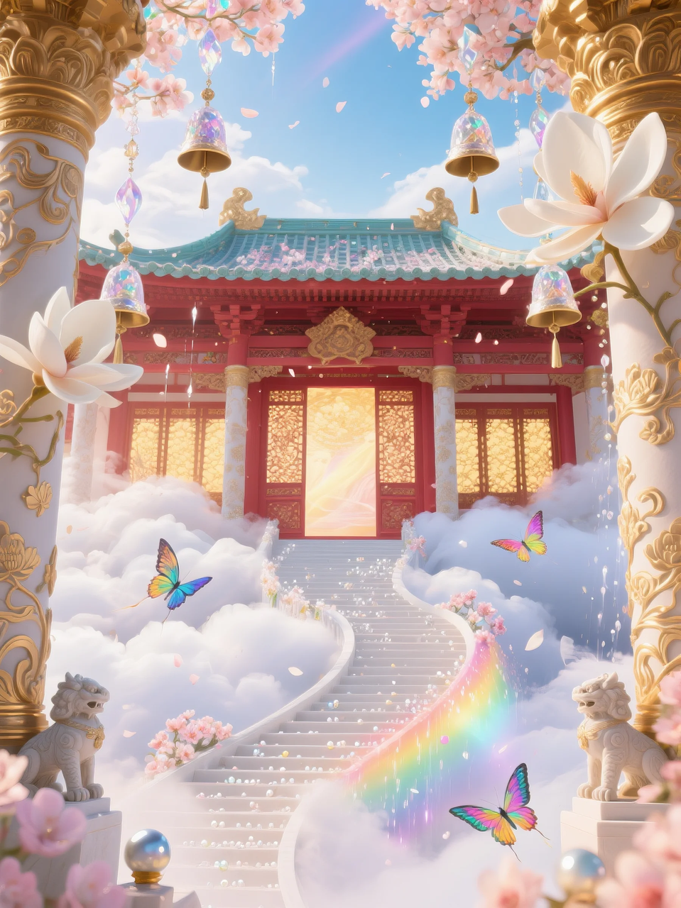 即梦AI 【仙侠神话】| 云顶仙宫,仙景同游,附提示词