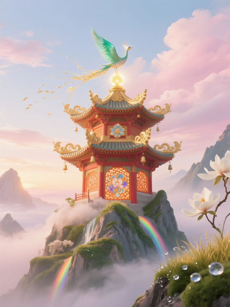 即梦AI 【仙侠神话】| 云顶仙宫,仙景同游,附提示词