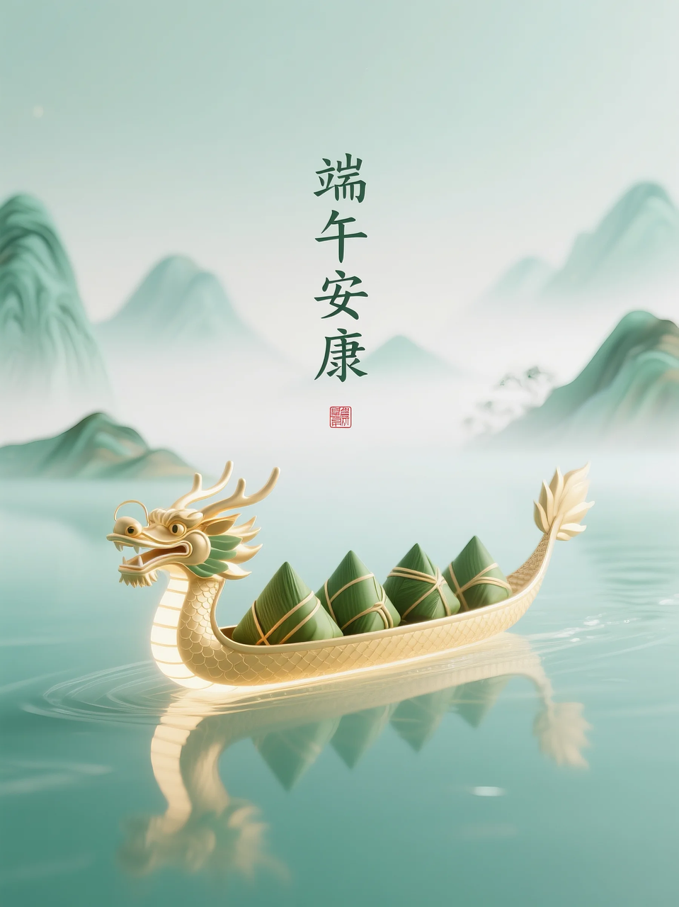 即梦AI 【节日系列】【端午节】| 分享6组不同风格的端午节海报制作,附提示词