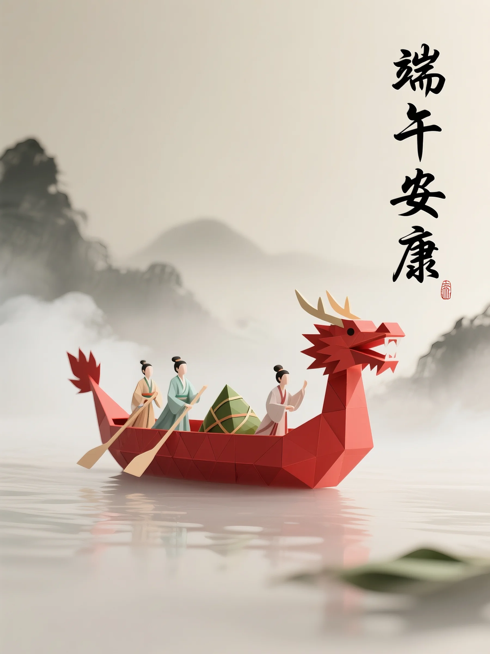 即梦AI 【节日系列】【端午节】| 分享6组不同风格的端午节海报制作,附提示词