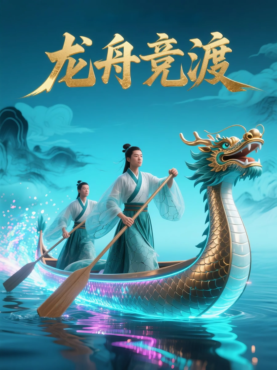 即梦AI 【节日系列】【端午节】| 分享6组不同风格的端午节海报制作,附提示词