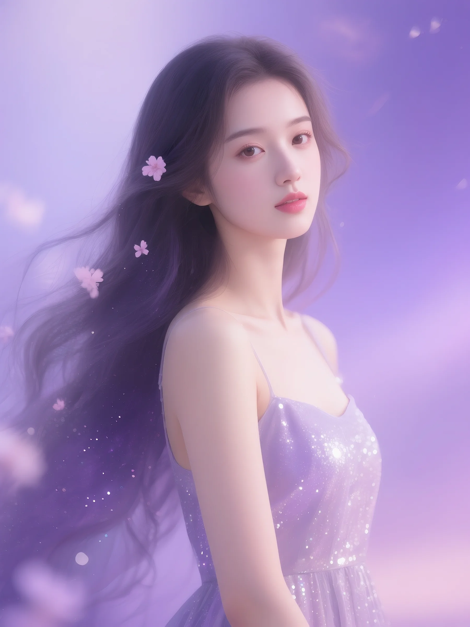 即梦AI 【美女系列】| 数字艺术缔造的倾世容颜,看完彻底沦陷,附提示词