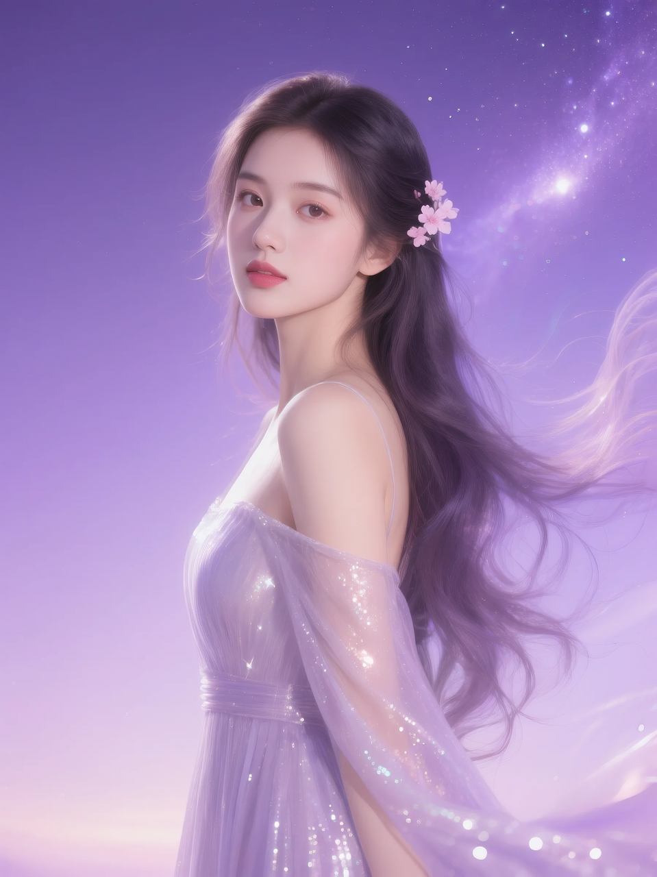 即梦AI 【美女系列】| 数字艺术缔造的倾世容颜,看完彻底沦陷,附提示词