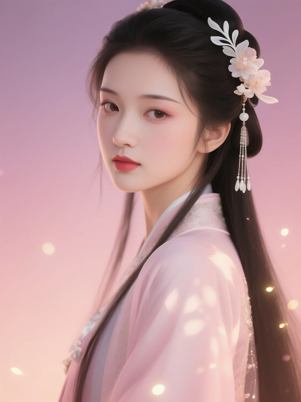 即梦AI 【美女系列】| 数字艺术缔造的倾世容颜,看完彻底沦陷,附提示词