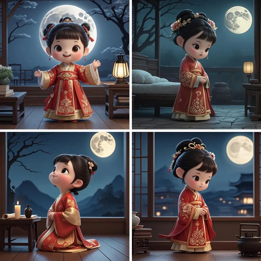 我做到了!即梦AI制作萌娃古诗词视频,人物一致性问题被我解决了(附喂饭级教程)