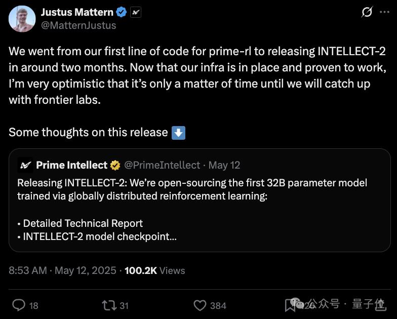 全球闲置算力训个模型,性能媲美R1,老黄天塌了,Karpathy曾投资它