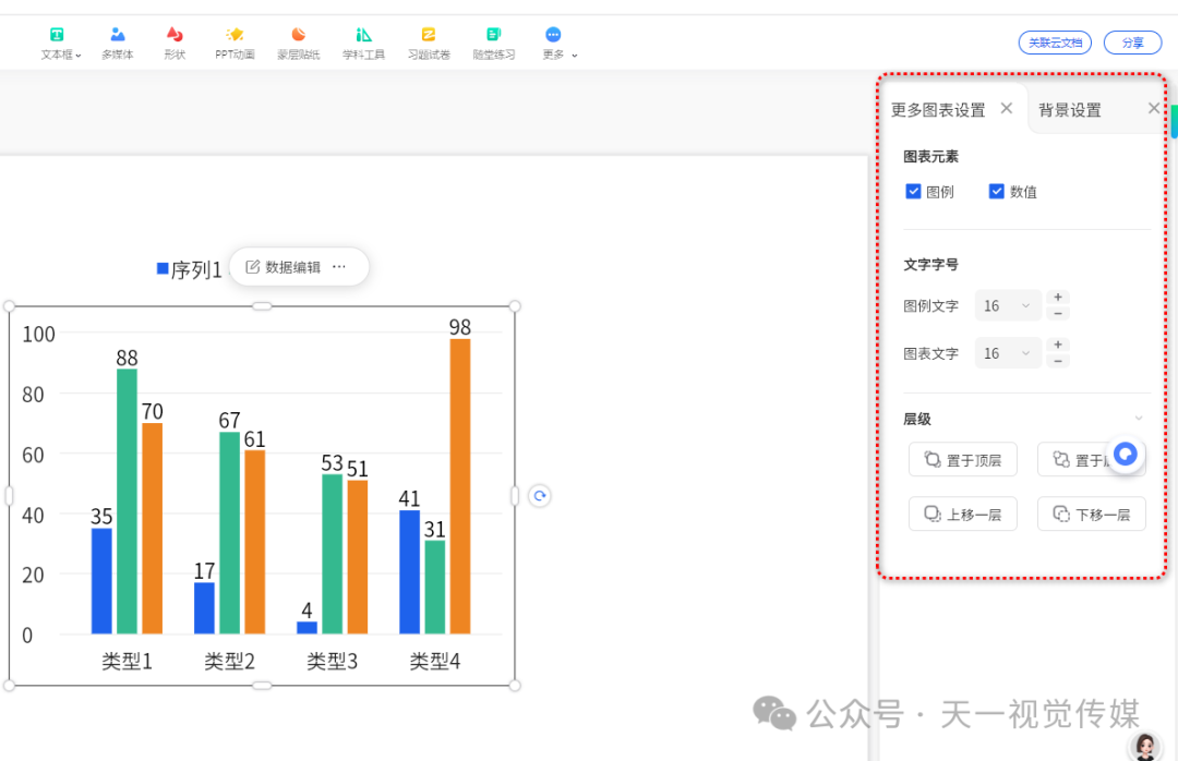 【课堂与技术】国家中小学智慧平台制作交互课件（六）之插入统计图表