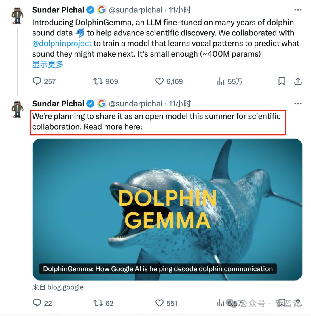 谷歌AI成功破解海豚语,海洋版ChatGPT来了,掀人类跨物种交流革命