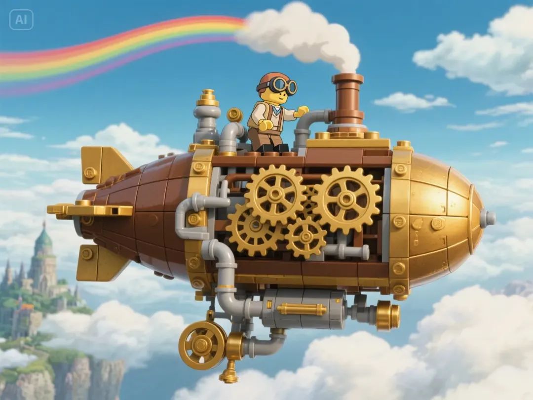 即梦AI画图教程:(六十三)当乐高遇见AI,让想象力立体化