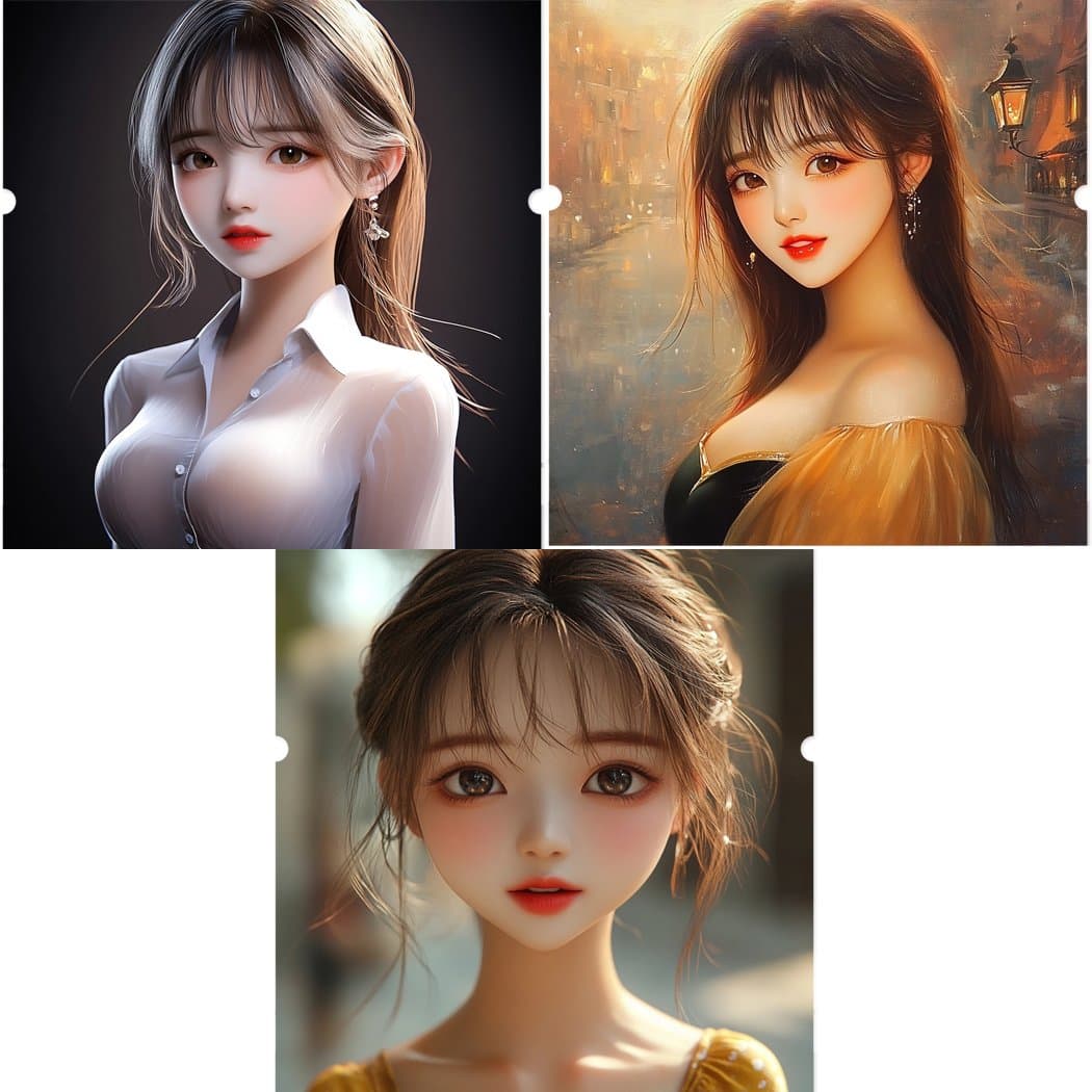 【AI头像绘画】5种绝美画风提示词分享（一）！无AI痕迹，就像手绘！