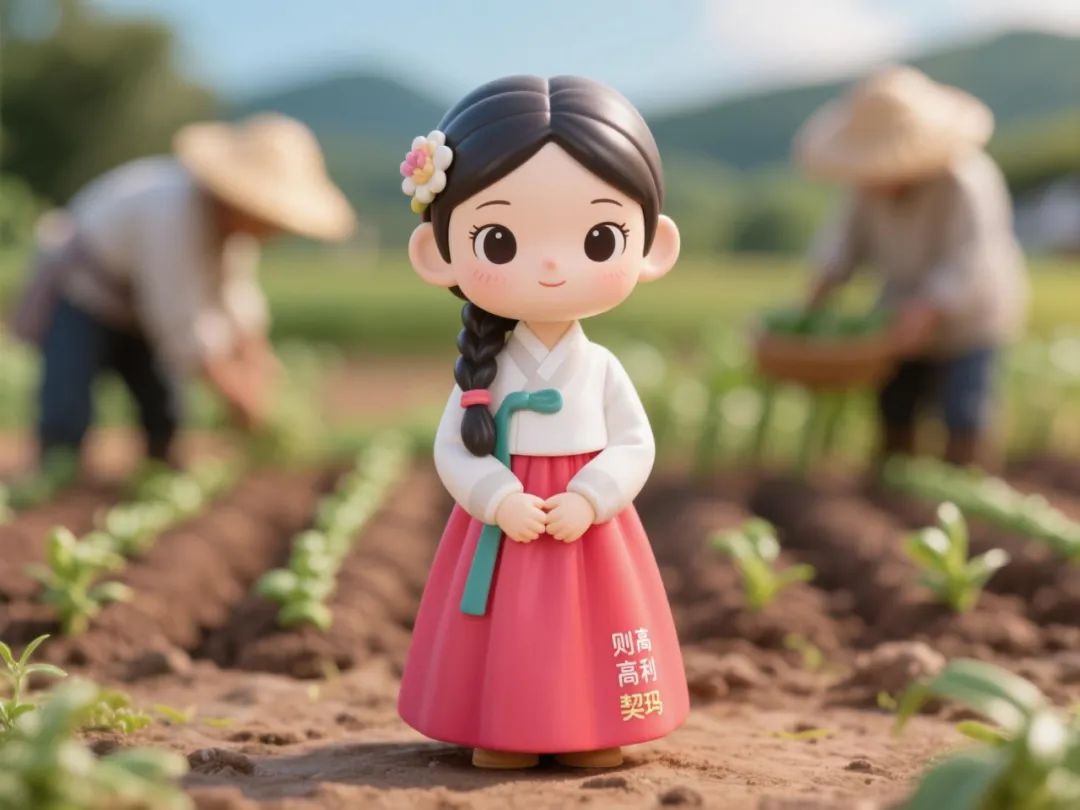 AI爆款提示词！56个民族少女手办的绘画图