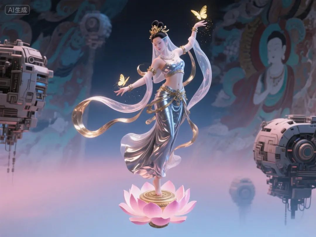 即梦AI画图教程：（七十七）赛博朋克古风人物创作指南