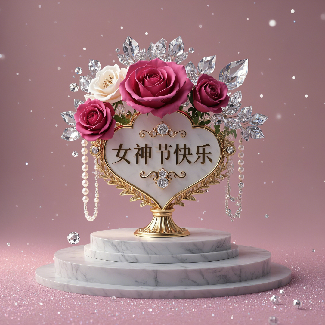 即梦AI【节日系列】【女神节】| 38妇女节最走心礼物,AI绘画小摆件,送她一份独一无二的感动