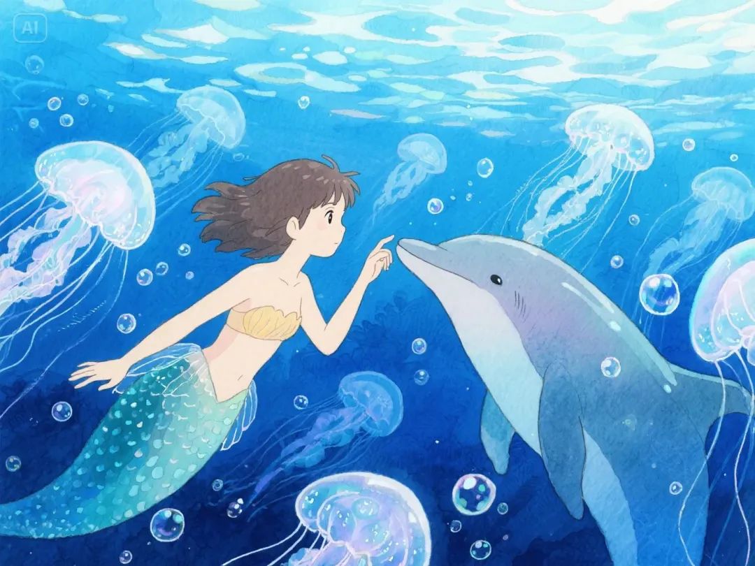 即梦AI画图教程:(七十一)美人鱼绘画创作指南