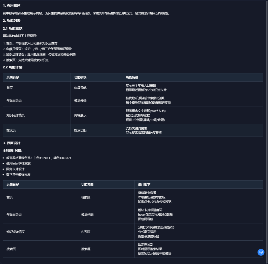 零代码，我是如何开发初中数学知识点网站的？