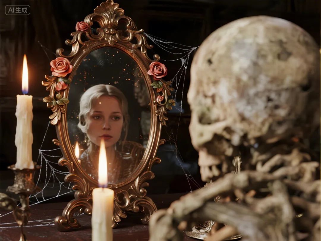 即梦AI画图教程:(八十八)镜面反射——虚实交织的视觉诗篇