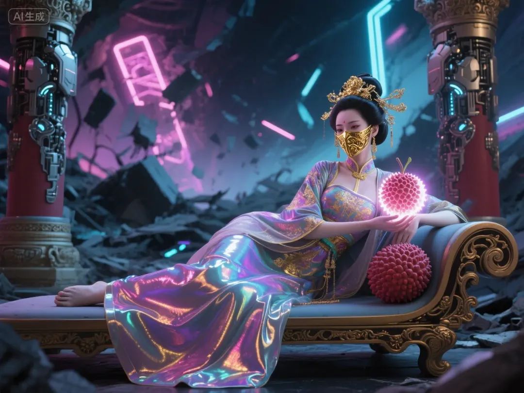 即梦AI画图教程：（七十七）赛博朋克古风人物创作指南