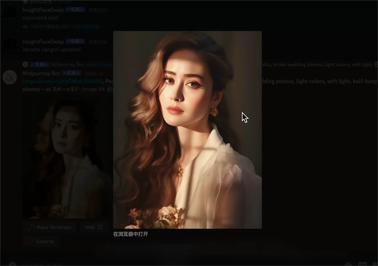 如何使用Midjourney换脸 Midjourney的换脸教程