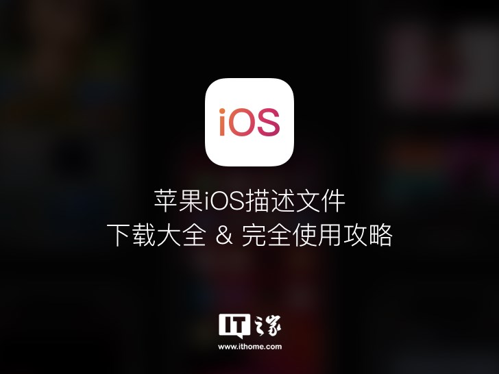 苹果 iOS 描述文件下载大全 & 完全使用攻略：玩测试版 / 限制升级……