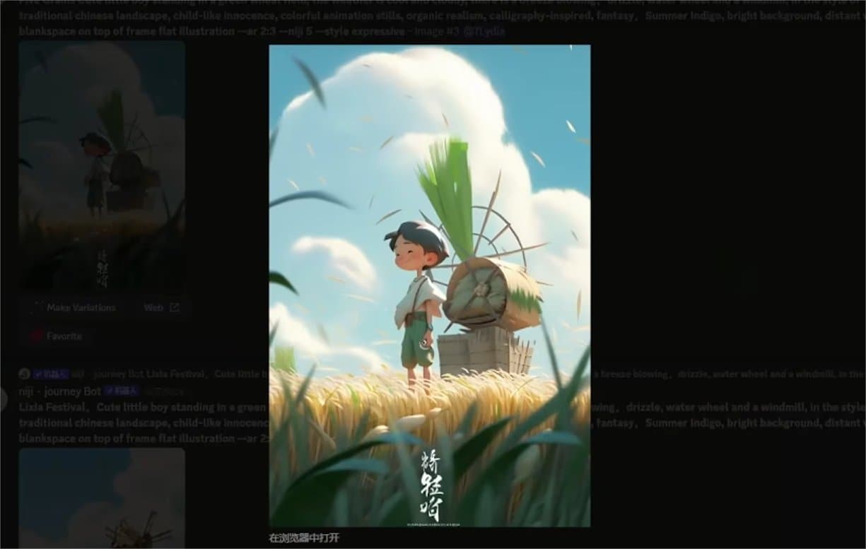 Midjourney如何制作节气海报 midjourney节气海报攻略