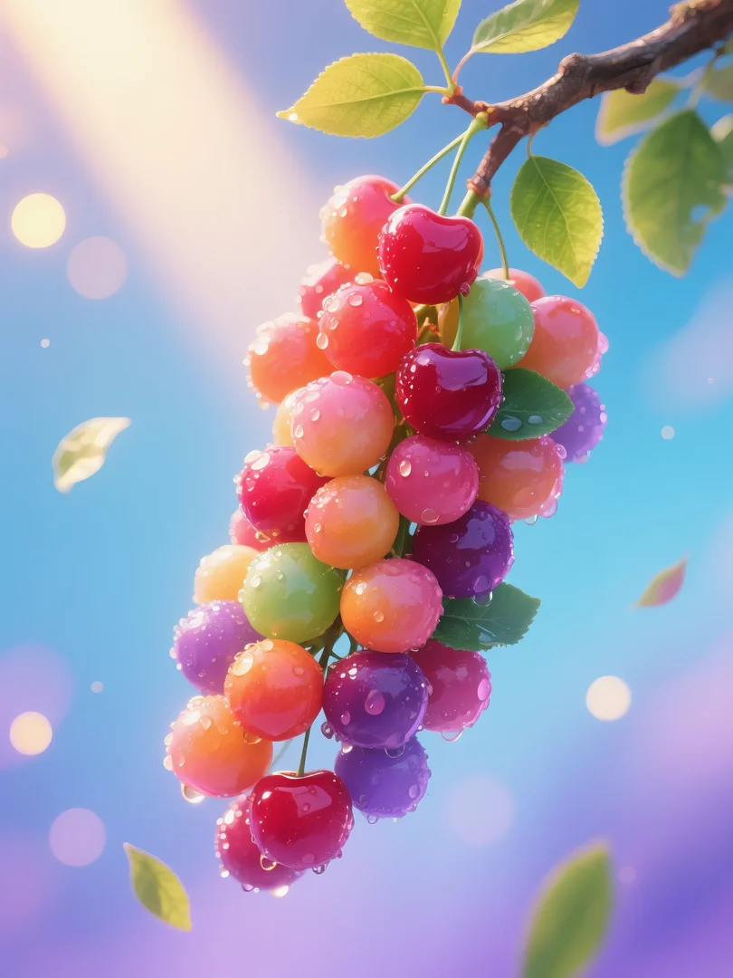 即梦AI 【水果】| 色彩缤纷的水果,附提示词