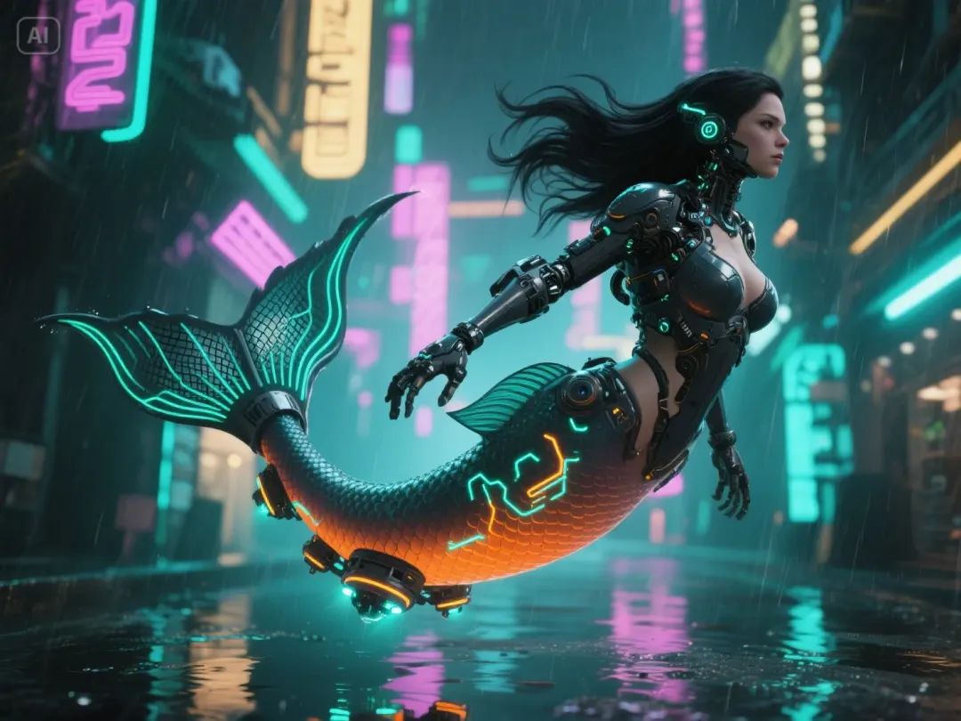 即梦AI画图教程:(七十一)美人鱼绘画创作指南