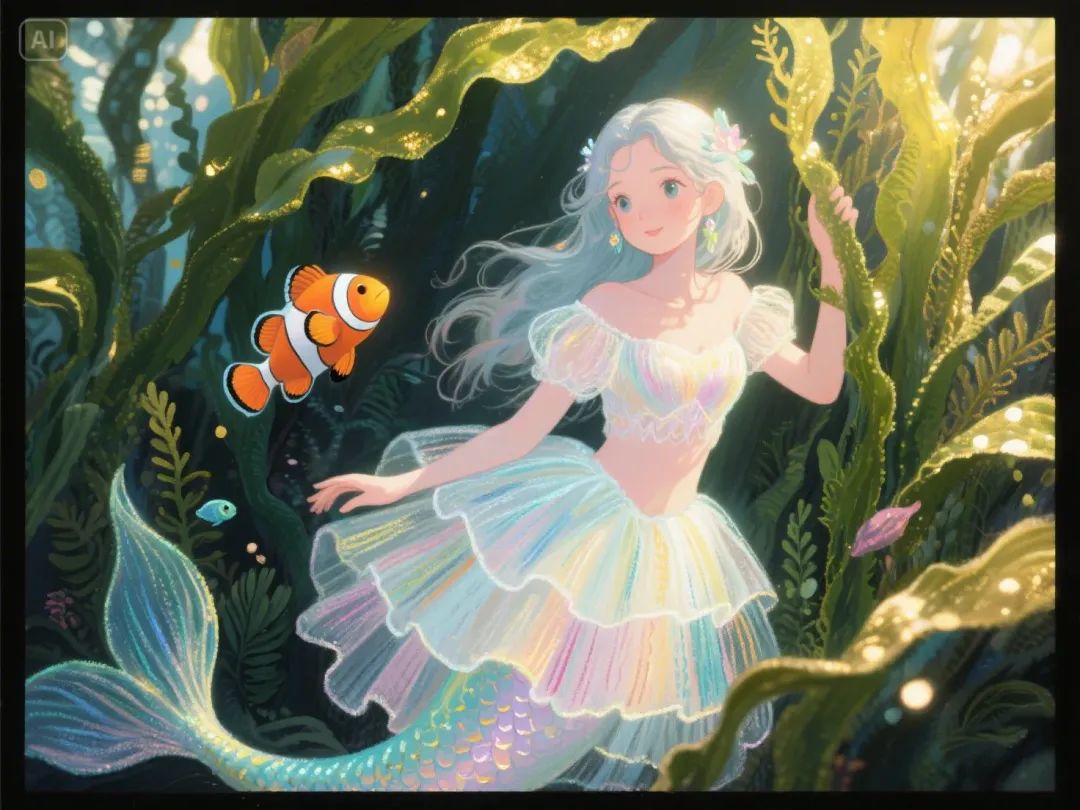 即梦AI画图教程:(七十一)美人鱼绘画创作指南
