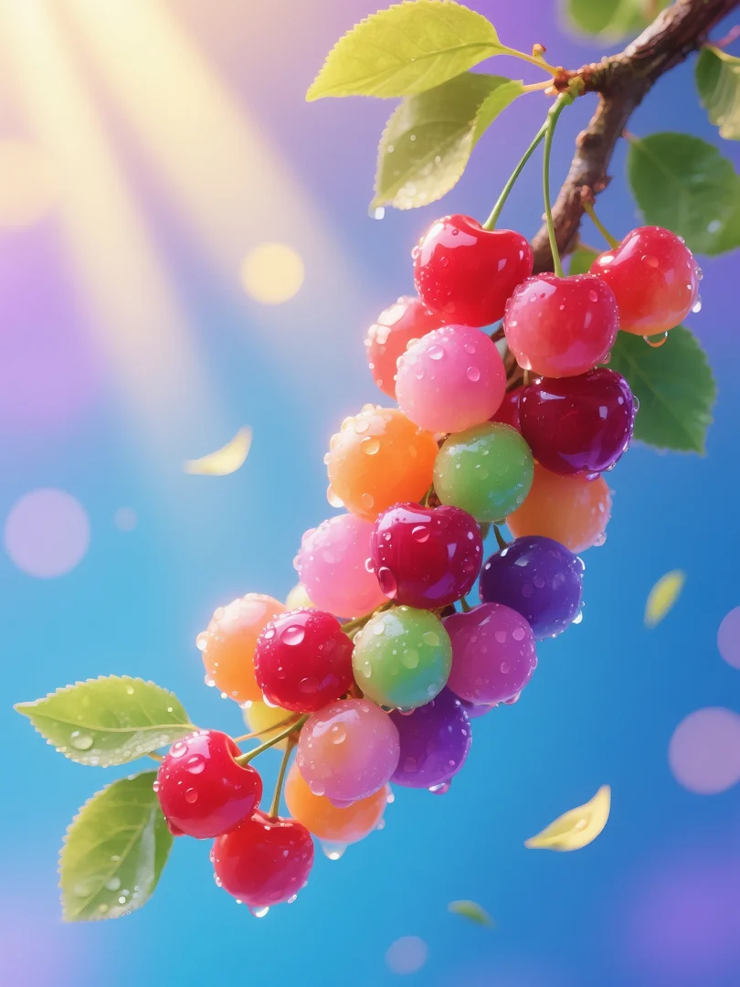 即梦AI 【水果】| 色彩缤纷的水果,附提示词