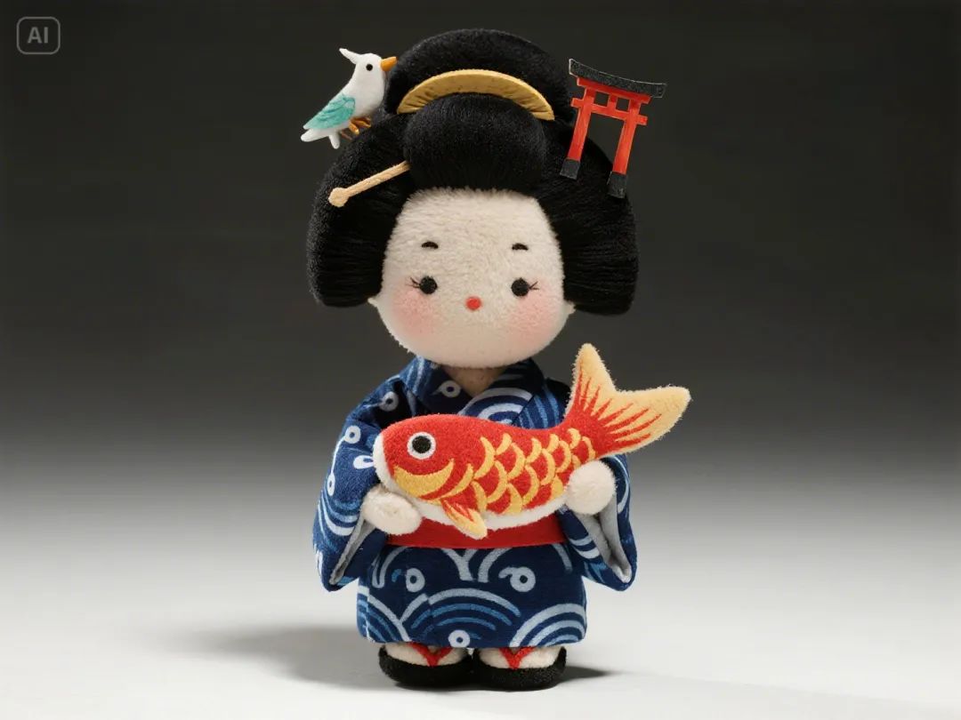 即梦AI画图教程:(七十二)治愈毛绒玩具创作指南