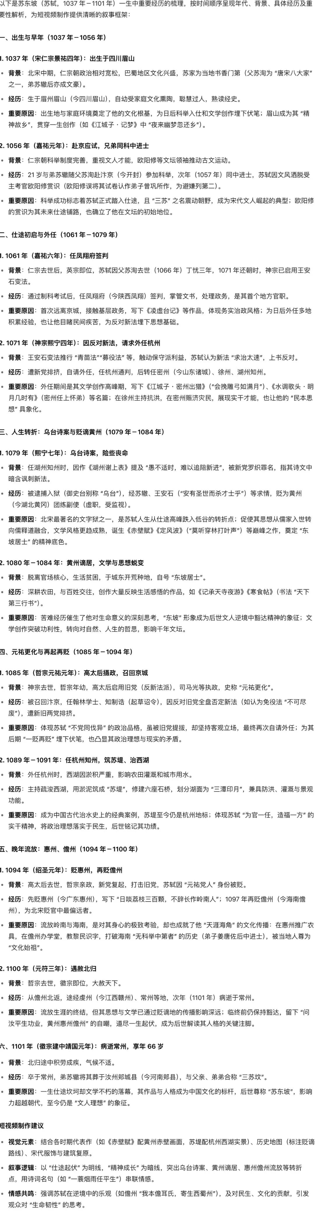 十五分钟,AI助你创作《他是苏东坡》爆火历史人物传记经典,让历史人物活过来(手把手教你玩转AI)