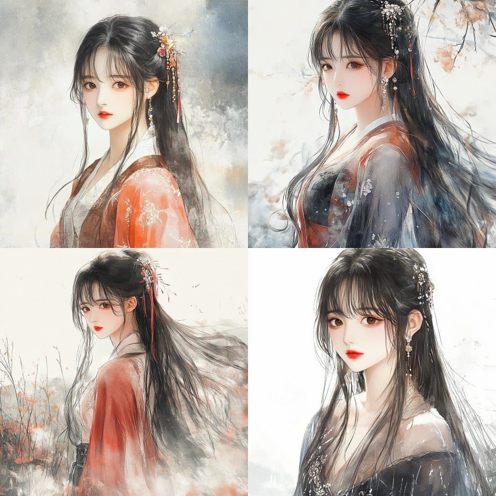 【AI头像绘画】5种绝美画风提示词分享（三）！无AI痕迹，就像手绘！