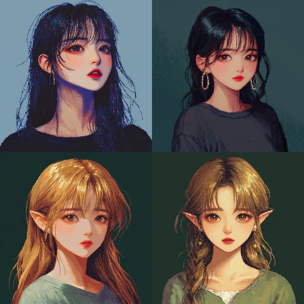 【AI头像绘画】5种绝美画风提示词分享（三）！无AI痕迹，就像手绘！