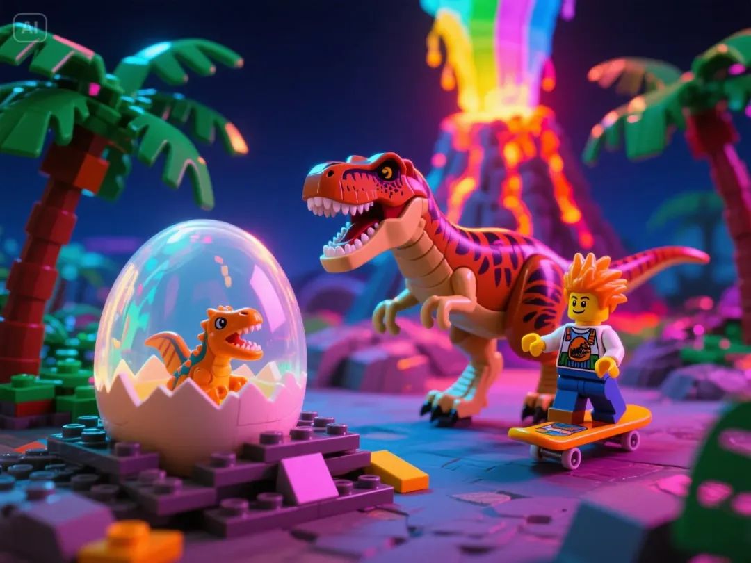 即梦AI画图教程:(六十三)当乐高遇见AI,让想象力立体化