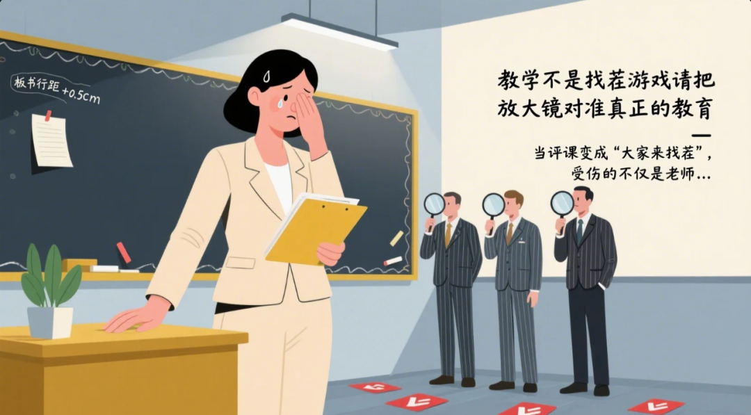 不要再利用公开课中那些可有可无的细节“虐待”老师好吗?