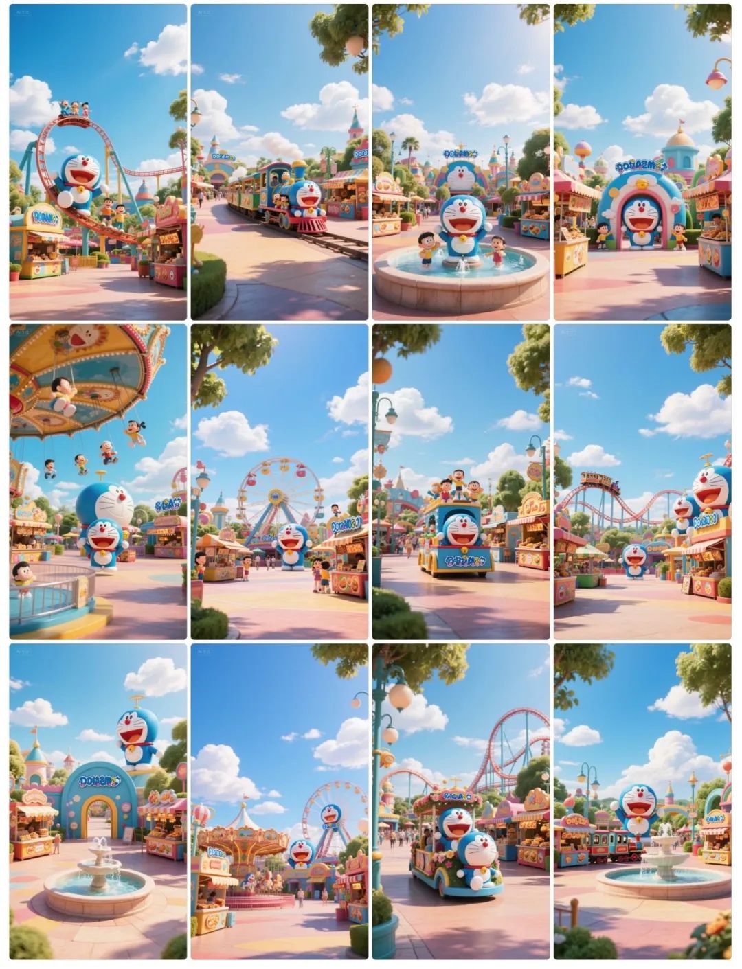 五分钟，AI助你生成“哆啦A梦”主题乐园（手把手教你玩转AI）