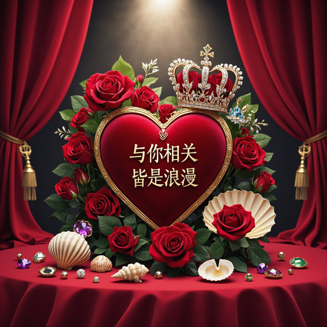 即梦AI【文字图片素材】| 用AI绘画表白!这些浪漫文字素材,让TA瞬间沦陷