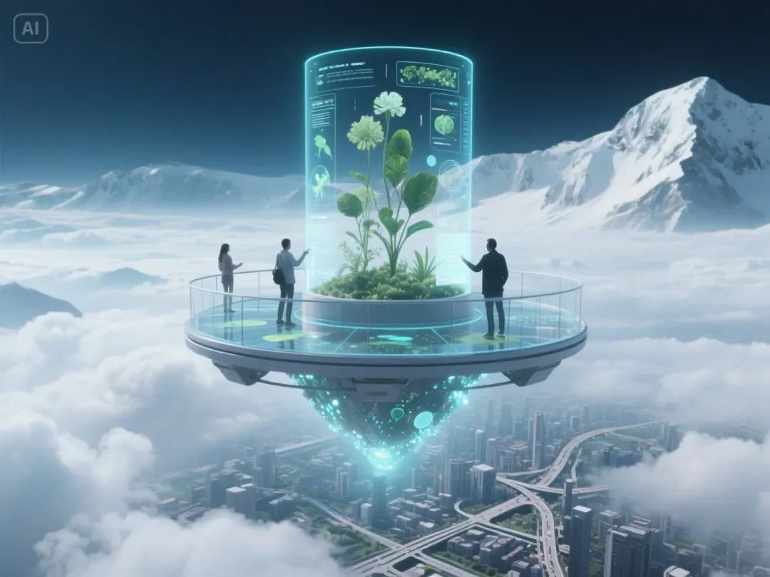 即梦AI画图教程:(七十四)未来城市·空中花园