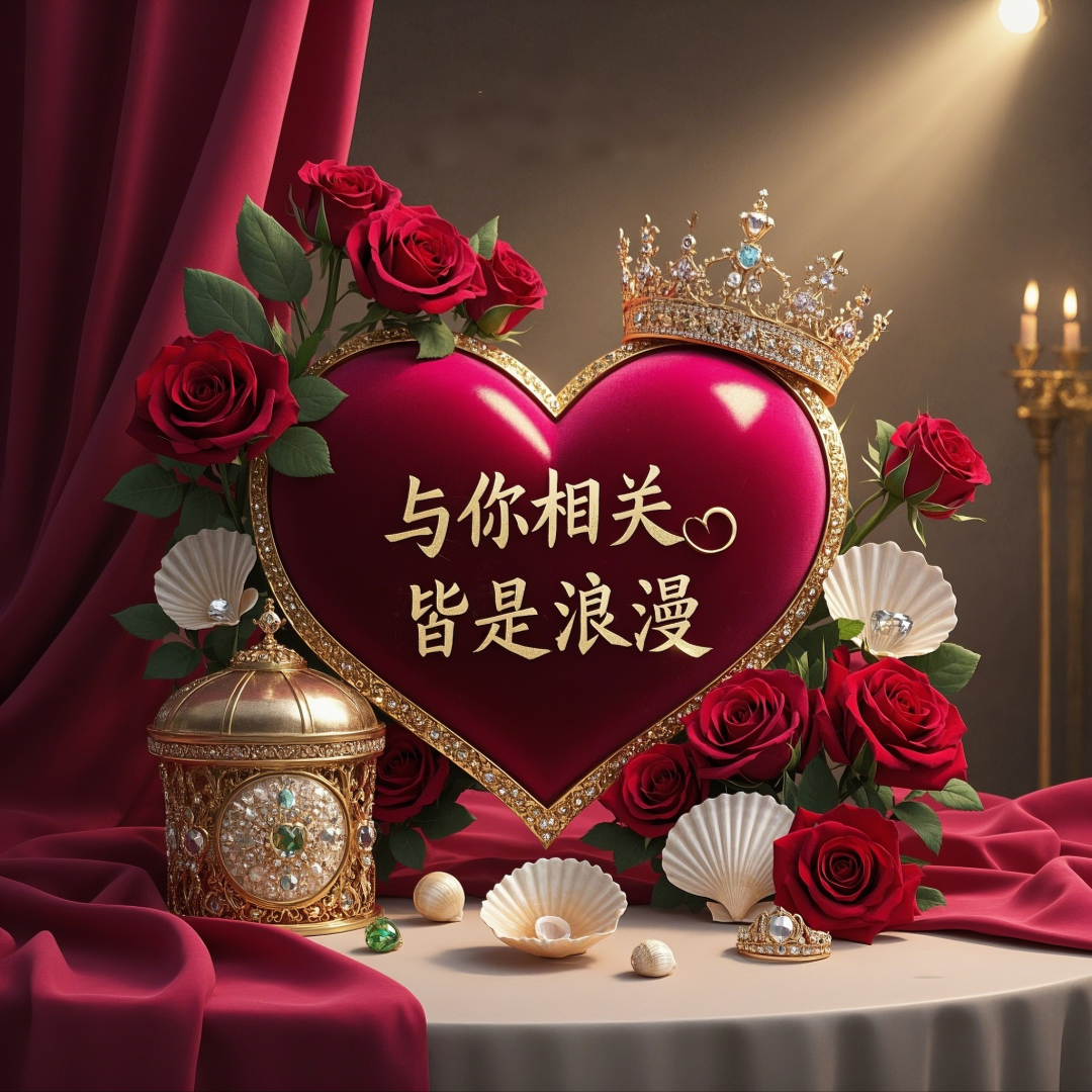 即梦AI【文字图片素材】| 用AI绘画表白!这些浪漫文字素材,让TA瞬间沦陷