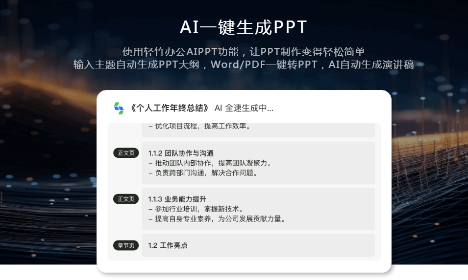 幻灯片自动生成工具 2025ppt智能排版神器
