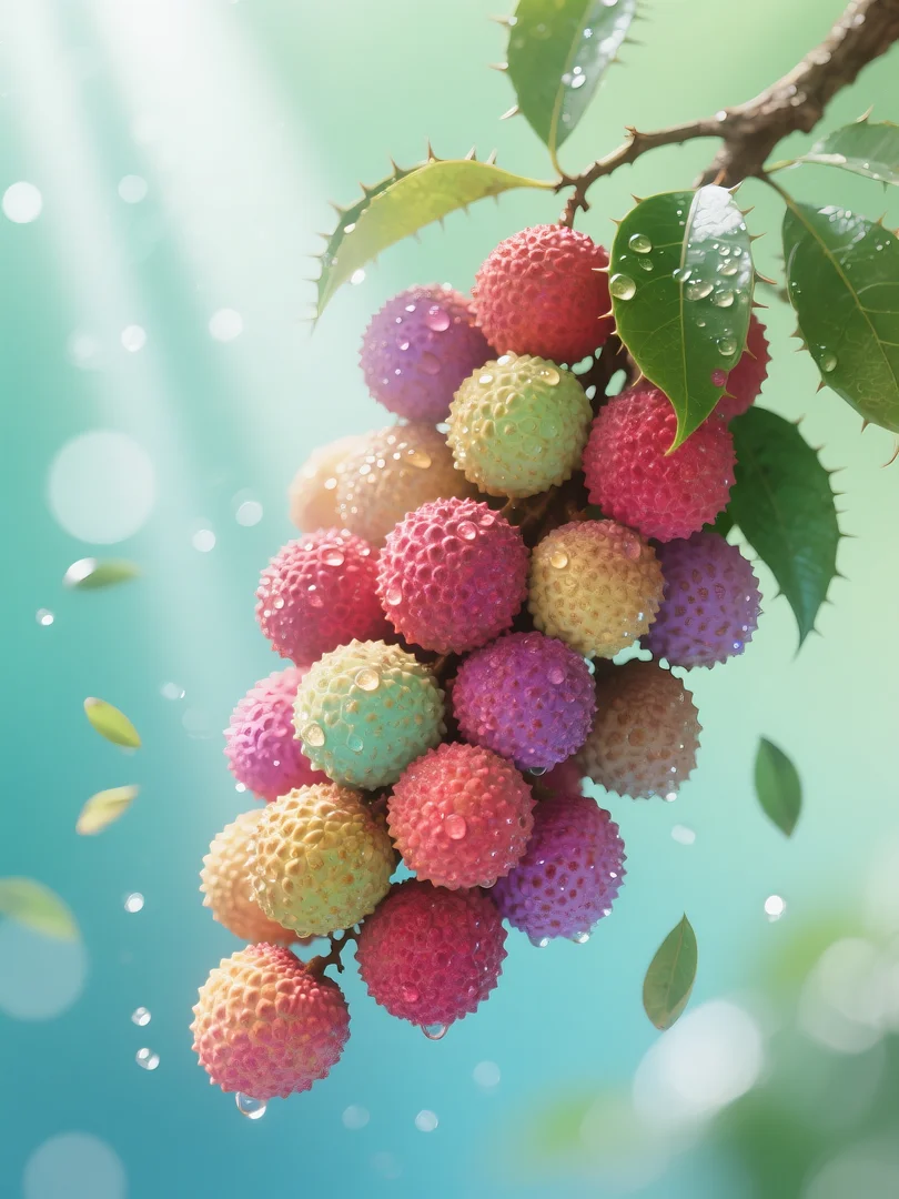 即梦AI 【水果】| 色彩缤纷的水果,附提示词