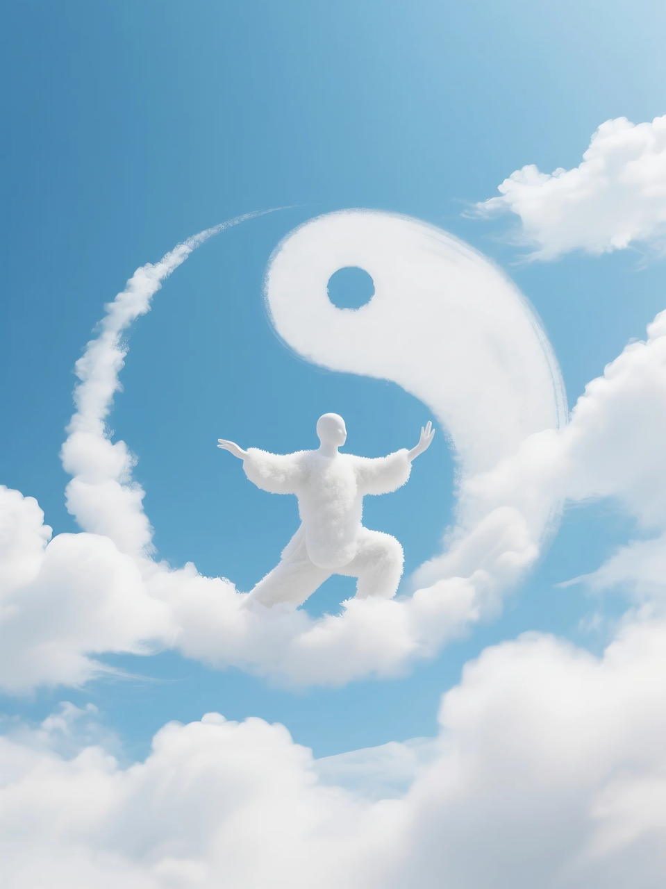 即梦AI 【云】| 一朵热爱运动的云,附提示词