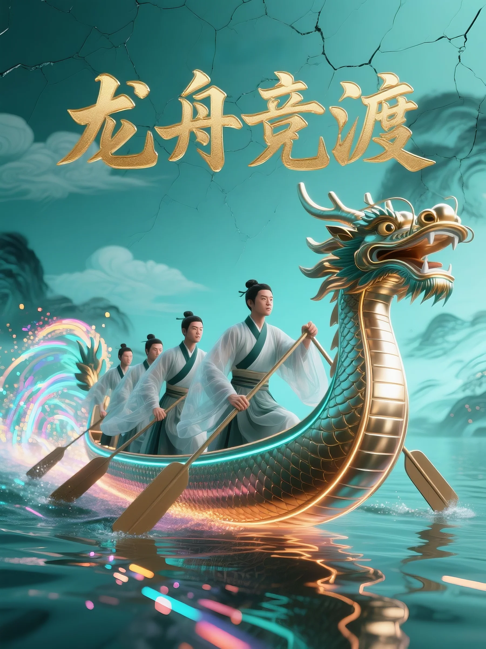 即梦AI 【节日系列】【端午节】| 分享6组不同风格的端午节海报制作,附提示词