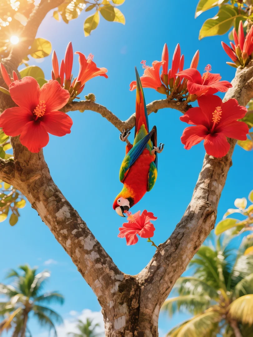 即梦AI 【植物】【树】| 你打卡过这样的爱心树吗？