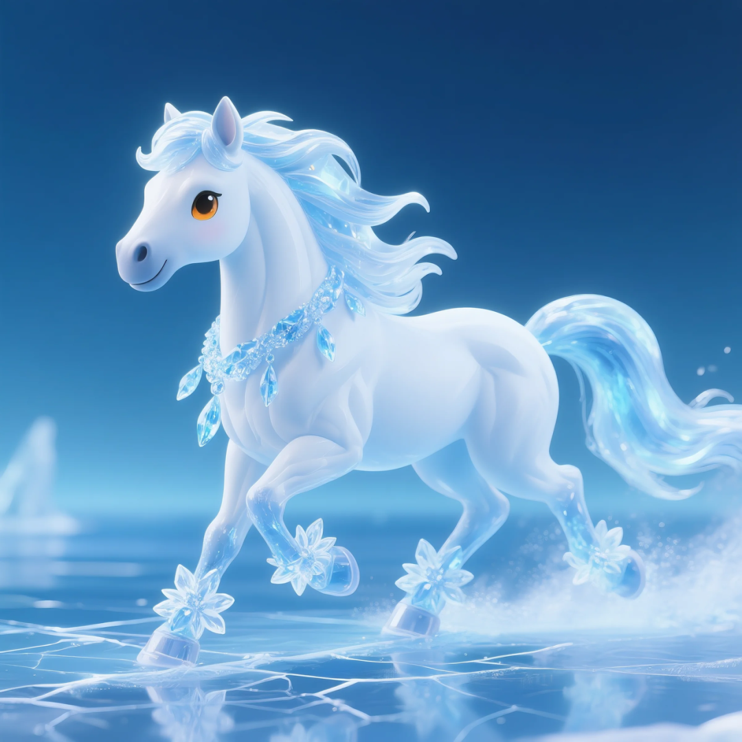 即梦AI 【动物】【十二生肖】| 炎炎夏日冰晶质感清凉版十二生肖头像,附提示词