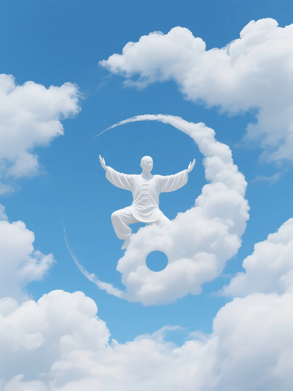 即梦AI 【云】| 一朵热爱运动的云,附提示词