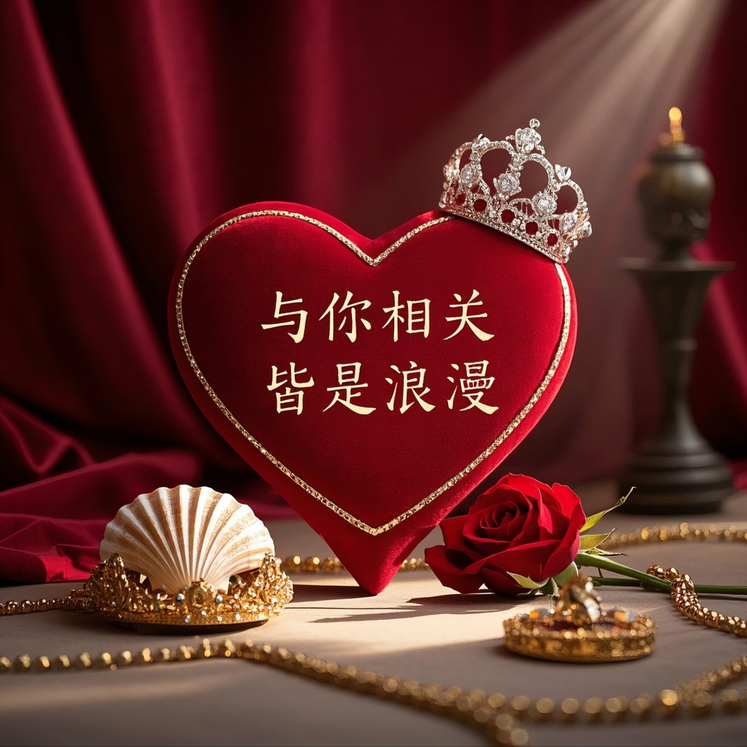 即梦AI【文字图片素材】| 用AI绘画表白!这些浪漫文字素材,让TA瞬间沦陷